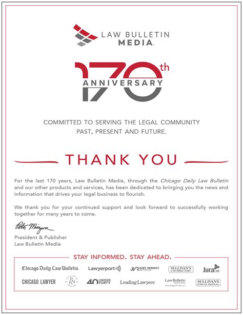 Law Bulletin Media Information .